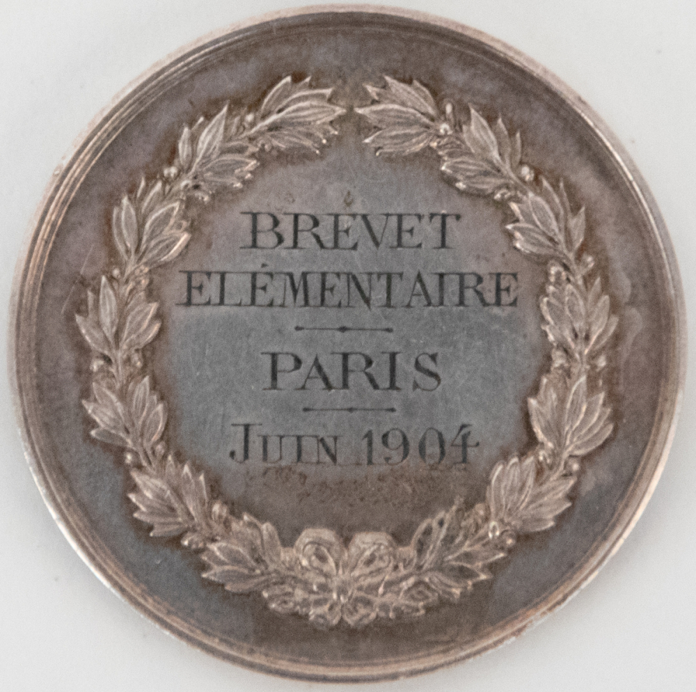 Médaille de Brevet Élémentaire. 