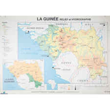 La Guinée : Relief et hydrographie
