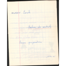 Cahier de contrôle