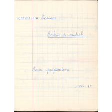 Cahier de contrôle