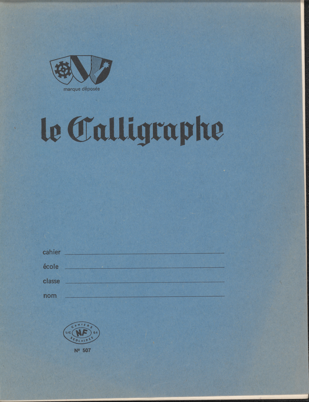 Cahier de contrôle