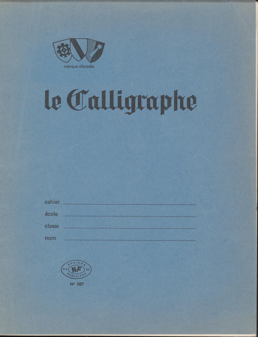 Cahier de contrôle
