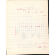 Cahier de contrôle