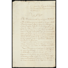 Extrait du registre des délibérations du Directoire du Département de la Marne