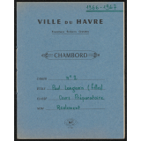 Cahier de roulement : n°2