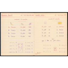 Cahier de roulement : n°2
