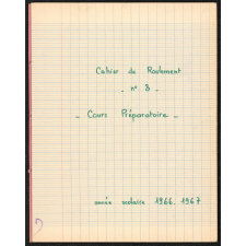 Cahier de roulement : n°3
