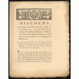 Discours prononcé à la rentrée du Cours d'étude, le 2 novembre 1791, par M. Barrier, Supérieur de la Maison d'éducation, à Louhans, en exécution d'une délibération prise par ses coopérateurs et lui, membres de la Congrégation de Saint-Joseph