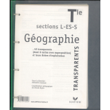 Tle sections L-ES-S : Géographie : Transparents