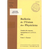 Annales des concours Agrégations et C.A.P.E.S. 1992 : Tome 1 : Enoncés