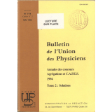 Annales des concours Agrégations et C.A.P.E.S. 1994 : Tome 2 : Solutions