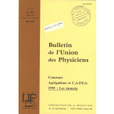 Concours Agrégations et C.A.P.E.S. : 1995 : Les énoncés