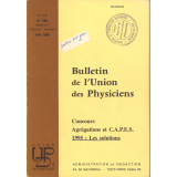Concours Agrégations et C.A.P.E.S. : 1995 : Les solutions