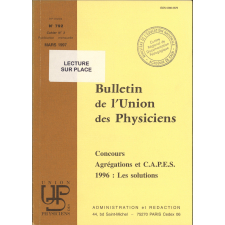 Concours Agrégations et C.A.P.E.S. : 1996 : Les solutions