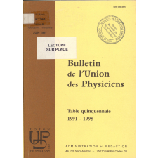 Table quinquennale 1991-1995