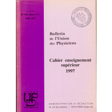 Cahier enseignement supérieur 1997