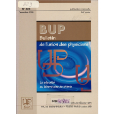 La sécurité au laboratoire de chimie