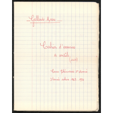 Cahier d'exercices de contrôle