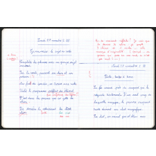 Cahier du jour