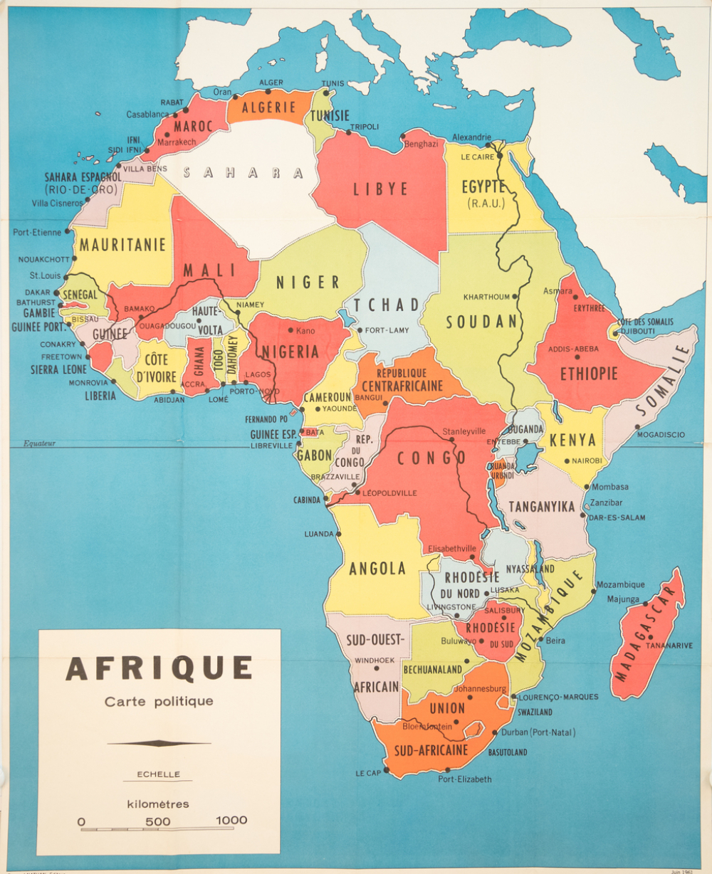 Afrique : carte politique
