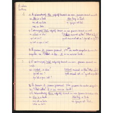 Cahier de punition d'anglais