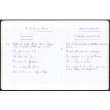 Cahier du jour