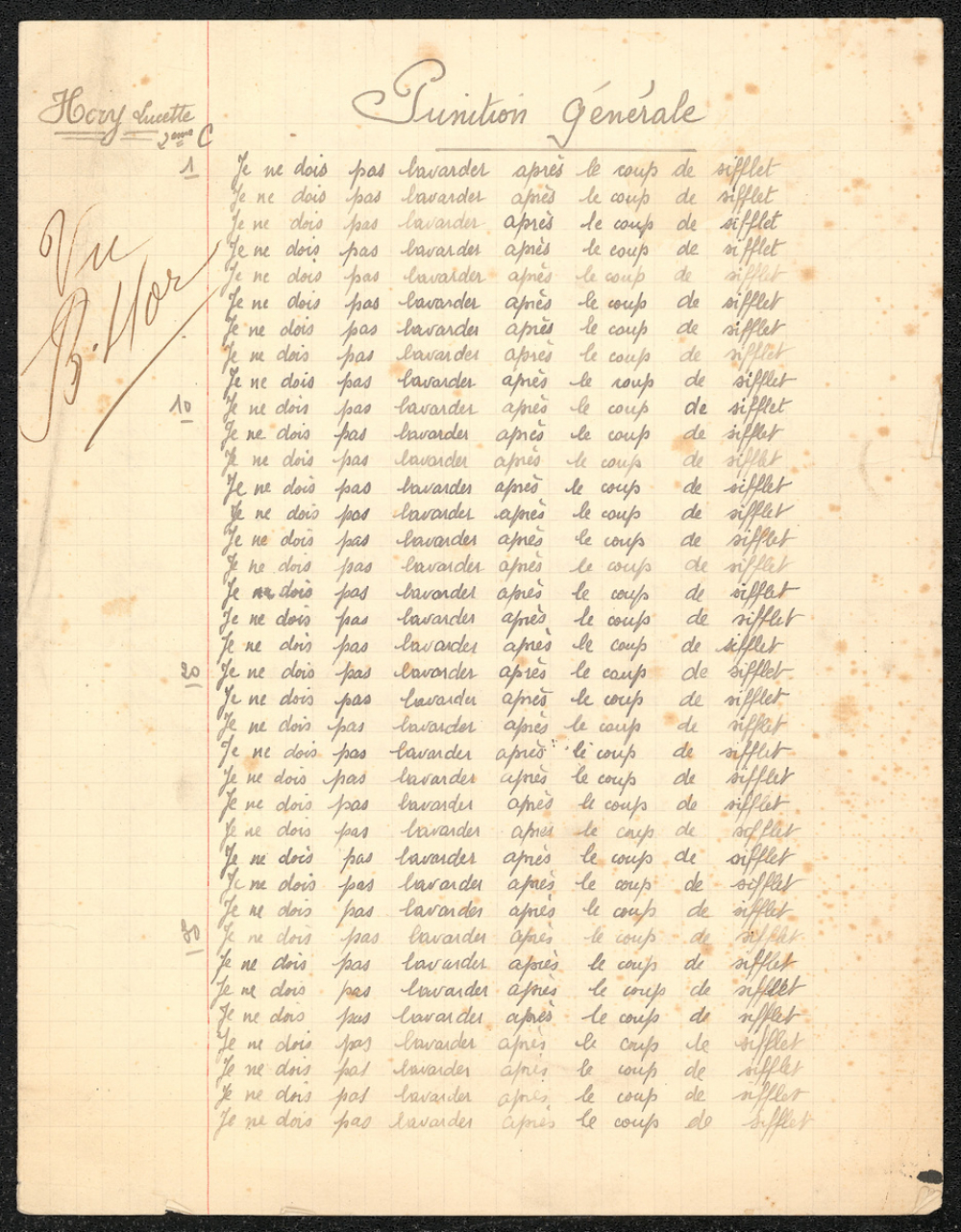 Punition générale