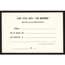 Formulaire d'autorisation