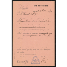 Avis de consigne : Collège de l'Andelle