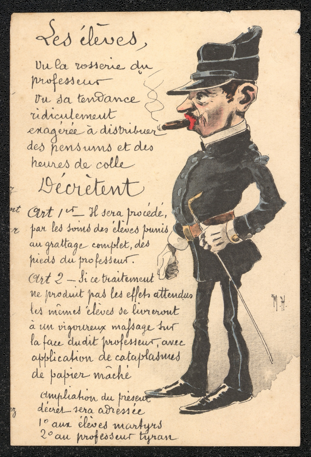 Les élèves décrètent