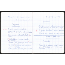 Cahier du jour