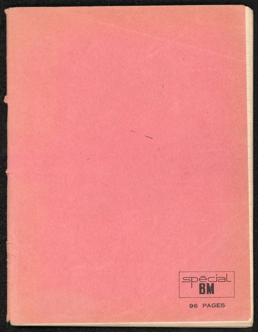 Cahier de latin