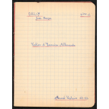 Cahier d'exercices allemands