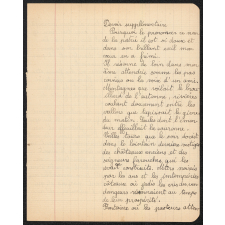 Punition : extrait d'une poésie à caractère patriotique