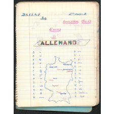 Cahier d'allemand