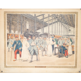 Arrivée de blessés en gare du Nord