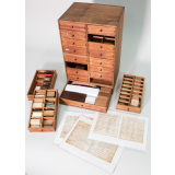 Armoire à mots : matériel Montessori