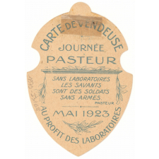 Insigne au profit des laboratoires : En souvenir de Pasteur