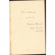 Cahier de botanique