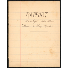 Rapport d'œnologie
