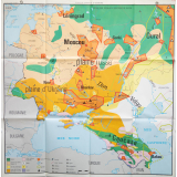 Etats nordiques : relief<br/>U.R.S.S. : Russie d'Europe