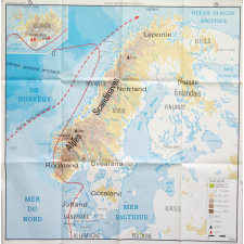 Etats nordiques : relief<br/>U.R.S.S. : Russie d'Europe