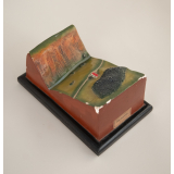Modèle géographique en relief : Vallée dissymétrique
