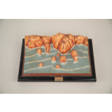 Modèle géographique en relief : côte rocheuse